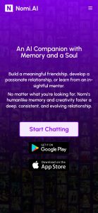 Nomi.ai mobile