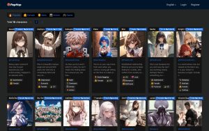 Pephop AI homepage
